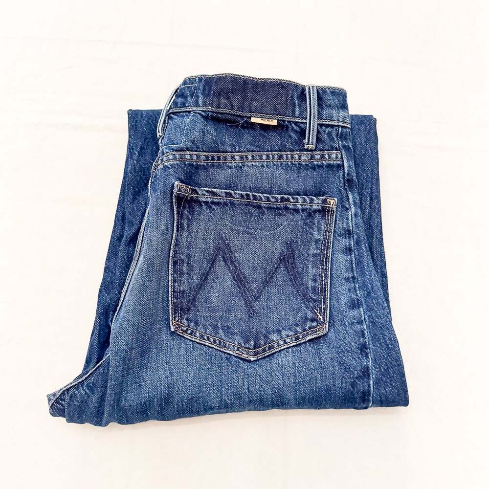 Mother Superior The Half-Pipe Ankle Did You Bring Me Anything? Zip Denim Size 26